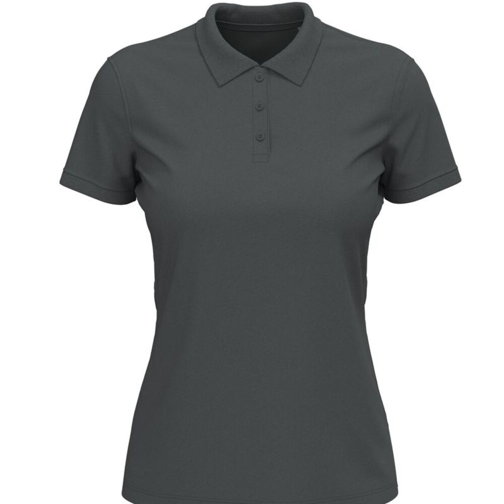 Stedman Womens/Ladies Lux Cotton Polo Shirt / Slate Grey